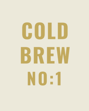 Cold Brew No: 1